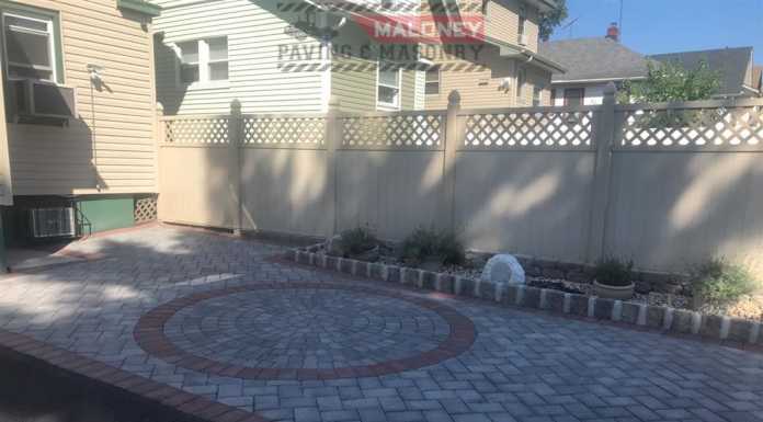 Brick Pavers on patio area